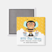 Boememmers voor Cartoons van honing Magneet (Voorkant / Achterkant)