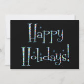 Boemerang Prettige feestdagen. Kaart (Voorkant)