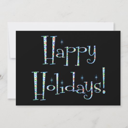 Boemerang Prettige feestdagen. Kaart (Voorkant)