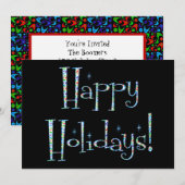 Boemerang Prettige feestdagen. Kaart (Voorkant / Achterkant)