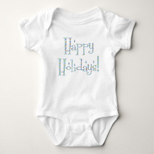 Boemerang Prettige feestdagen. Romper (Voorkant)