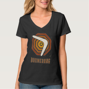 Boemerang Vintage Retro Klassieke Sport Liefde T-shirt