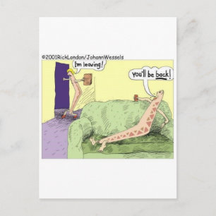 Boemerangrelaties Grappige Cartooncadeaus & T-shir Briefkaart