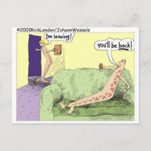 Boemerangrelaties Grappige Cartooncadeaus & T-shir Briefkaart