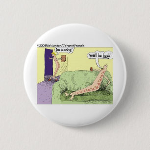Boemerangrelaties Grappige Cartooncadeaus & T-shir Ronde Button 5,7 Cm