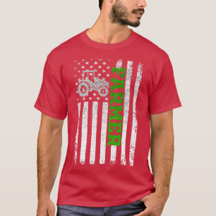 Boer Amerikaanse vlag Patriottische Gift T-shirt