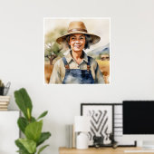 Boer - Archief Art Print (Thuiskantoor)