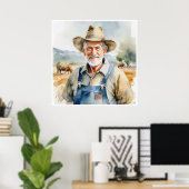 Boer - Archief Art Print (Thuiskantoor)