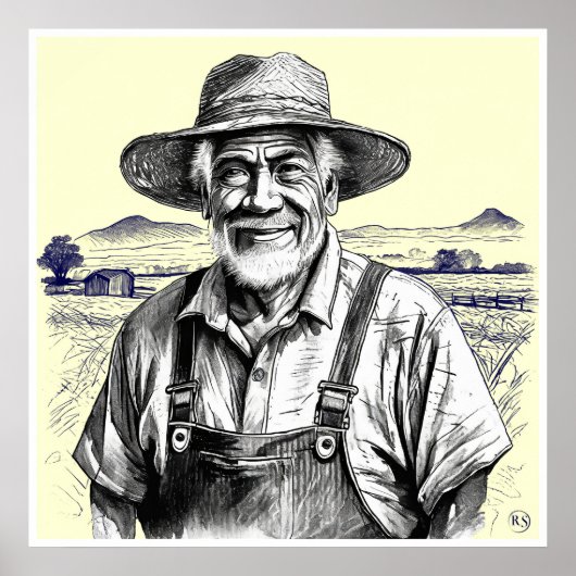 Boer - Archief Art Print (Voorkant)