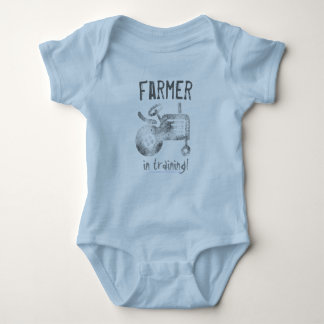 Boer, baby jongen kleding, tractor romper