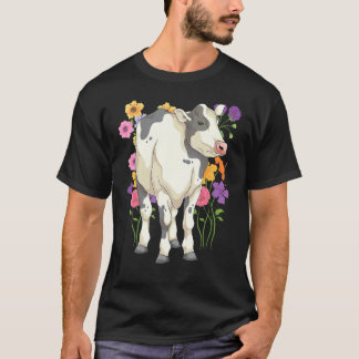 Boer Boerderij Dier Liefhebber Bloemen Bloemisteri T-shirt