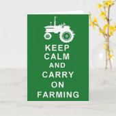 Boer Boerderij Groeten of Verjaardag Kaart Tractor (Gele Bloem)