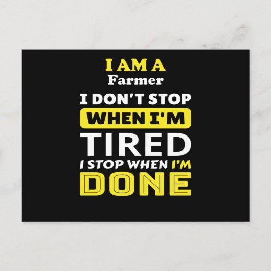 boer briefkaart (Voorkant)