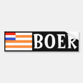 Boer Bumpersticker (Voorkant)