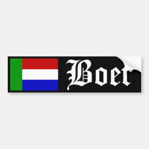 Boer Bumpersticker
