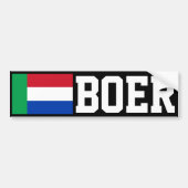 Boer Bumpersticker (Voorkant)