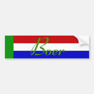 Boer Bumpersticker