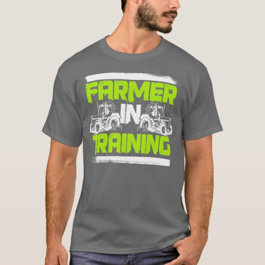 Boer die de grappige boerderij verzorgt t-shirt (Voorkant)