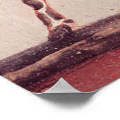 Boer die een koe leidt om op te offeren poster (Hoek)