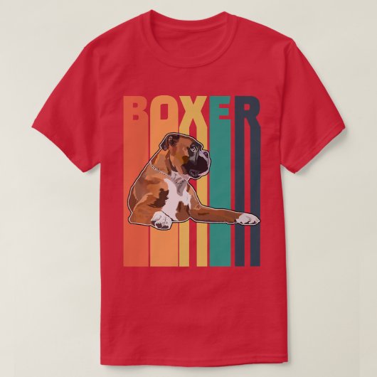 Boer Dog Retro T-shirt (Design voorkant)