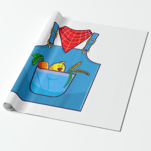 Boer Eenvoudig Schattige Boerderij Cadeaupapier