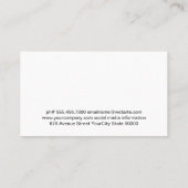 Boer en trekker visitekaartje (Achterkant)