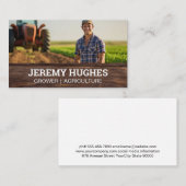 Boer en trekker visitekaartje (Voorkant / Achterkant)