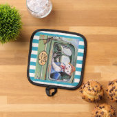 Boer Ferret Oven Mitts & Pot Houders (Top down)