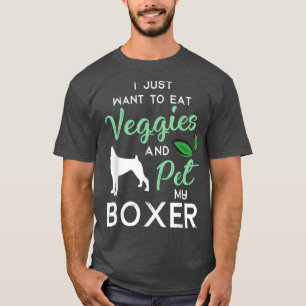 Boer Funny Vegan Hondenliefhebber Eigenaar Xmas Bi T-shirt