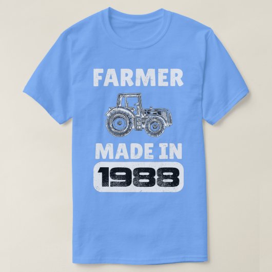 boer geboren in 1938 35 jaar oude vaders D T-shirt (Design voorkant)