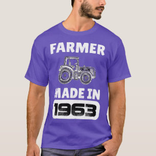 boer geboren in 1963 60 jaar oude vaders D T-shirt
