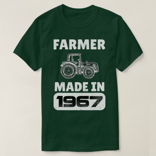  boer geboren in 1967 56 jaar oude vaders D T-shirt (Design voorkant)