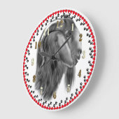 Boer Geit Schets Muurklok Grote Klok (Hoek)