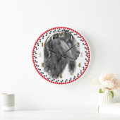 Boer Geit Schets Muurklok Grote Klok (Huis)