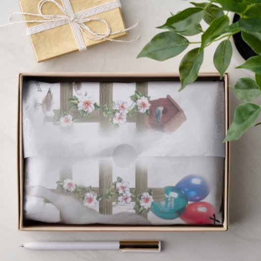 Boer Goat Birthday Party Tissue Paper Tissuepapier (Geschenk)