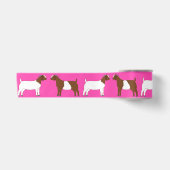 Boer Goat Boerderij Roze Satijnen Lint (Voorkant)