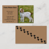 Boer Goat Breeder Visitekaartje (Voorkant / Achterkant)