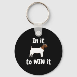 Boer Goat - erin om het te winnen Sleutelhanger