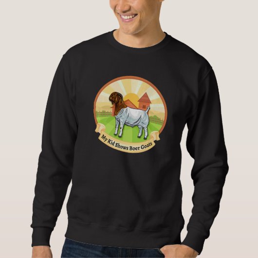 Boer Goat Farm My Kid Shows Boer Goats   Trui (Voorkant)