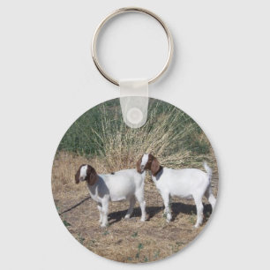 Boer Goat Kinder Sleutelhanger