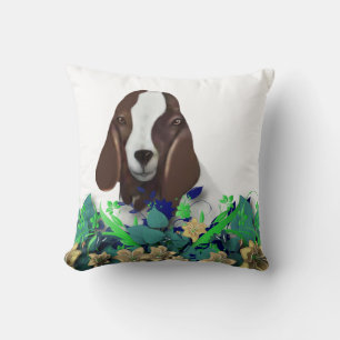 Boer Goat Painting Herd Name Goat Pillow Kussen