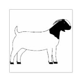 Boer Goat Rubberstempel (Afrduk)