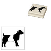 Boer Goat Rubberstempel (Gestempeld)