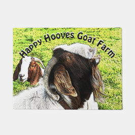Boer Goats, hij doet zijn ding! JOUW TEKST Deurmat