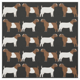 Boer Goats on Black Stof