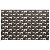 Boer Goats on Black Stof (Fat Quarter)