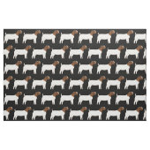 Boer Goats on Black Stof (Fat Quarter)