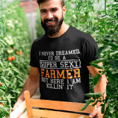 Boer heeft zich nooit gedroomd van grappige landbo t-shirt