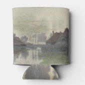 Boer Huizen op het Water in de ochtend mist Koeler (Achterkant)