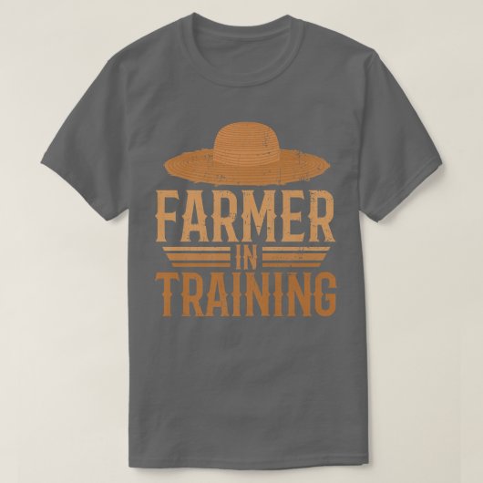 Boer in de opleiding boerenbedrijf Barn Rancher Fa T-shirt (Design voorkant)